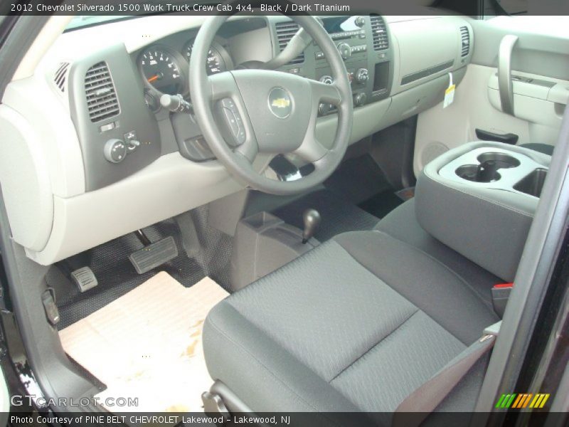 Black / Dark Titanium 2012 Chevrolet Silverado 1500 Work Truck Crew Cab 4x4