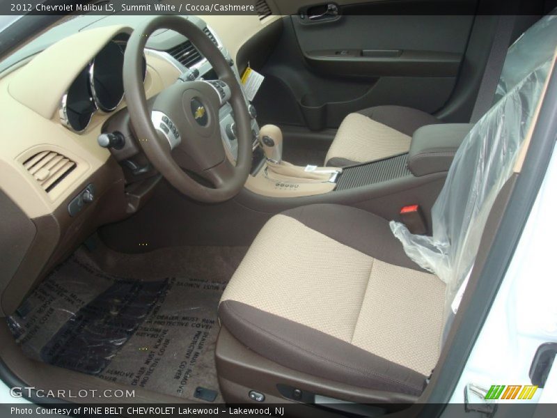 Summit White / Cocoa/Cashmere 2012 Chevrolet Malibu LS