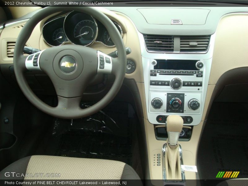 Summit White / Cocoa/Cashmere 2012 Chevrolet Malibu LS