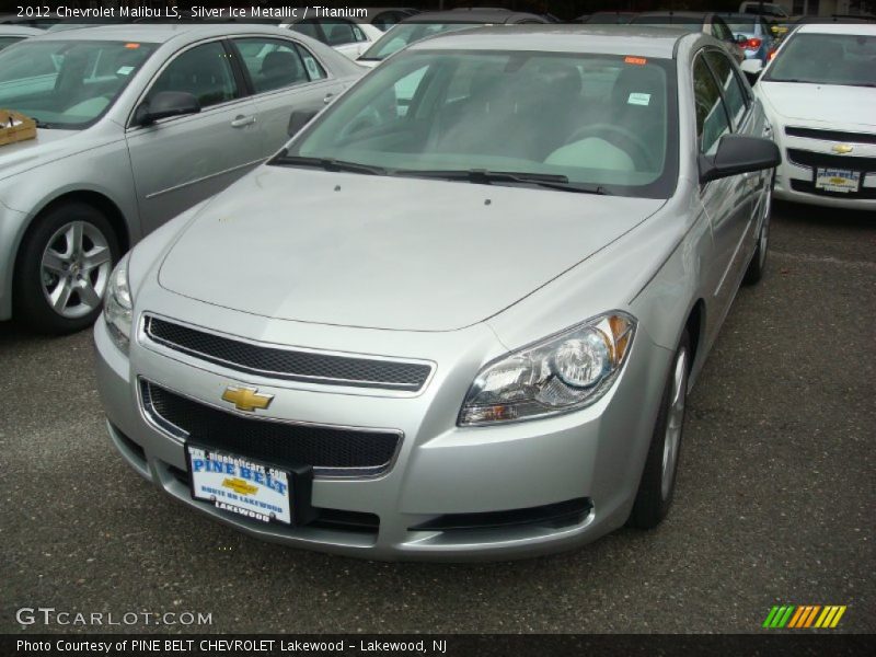 Silver Ice Metallic / Titanium 2012 Chevrolet Malibu LS