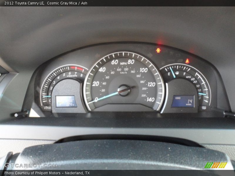  2012 Camry LE LE Gauges