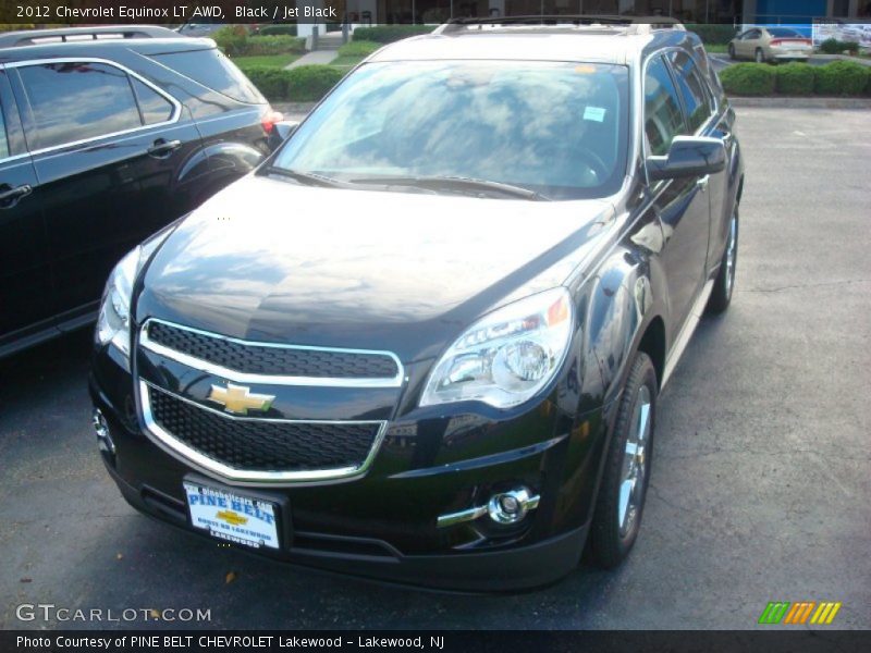 Black / Jet Black 2012 Chevrolet Equinox LT AWD