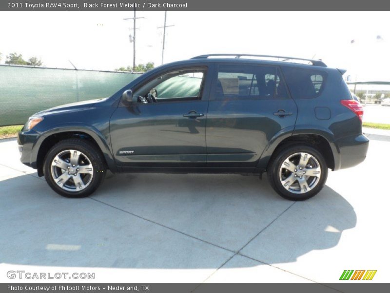 Black Forest Metallic / Dark Charcoal 2011 Toyota RAV4 Sport