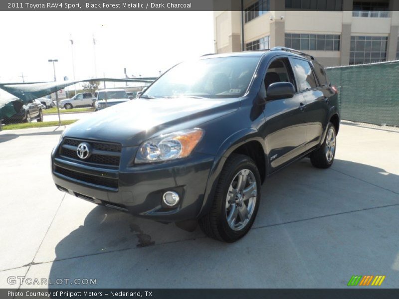 Black Forest Metallic / Dark Charcoal 2011 Toyota RAV4 Sport