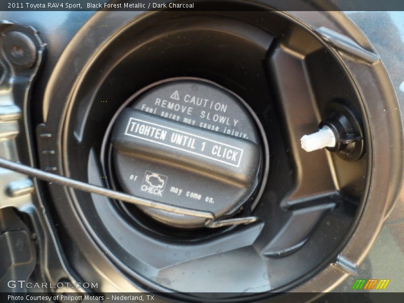 Black Forest Metallic / Dark Charcoal 2011 Toyota RAV4 Sport