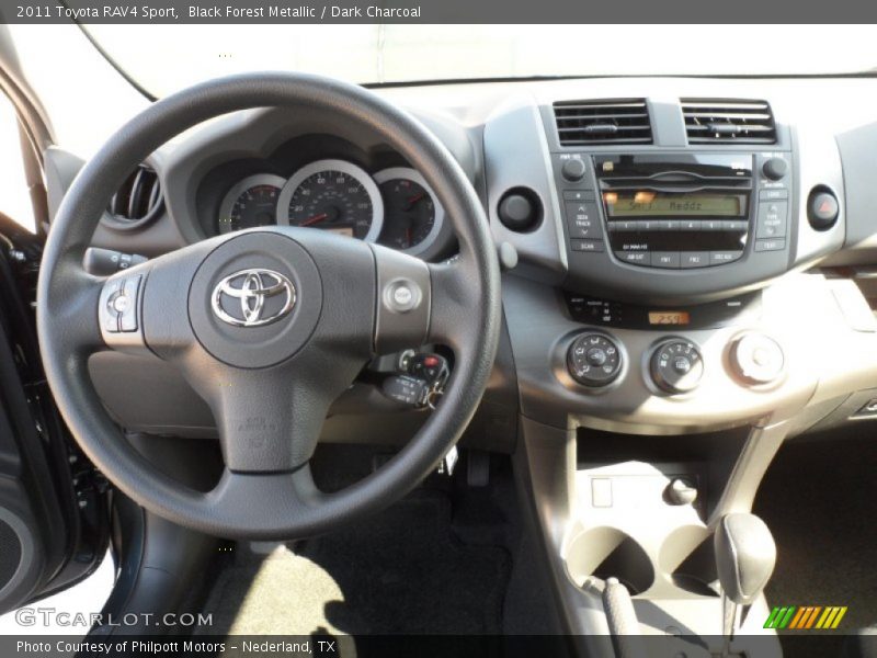 Black Forest Metallic / Dark Charcoal 2011 Toyota RAV4 Sport