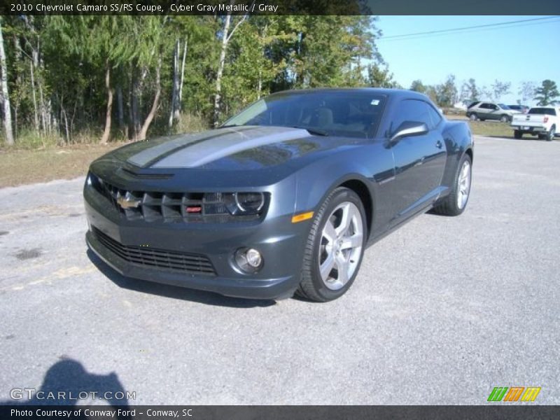 Cyber Gray Metallic / Gray 2010 Chevrolet Camaro SS/RS Coupe