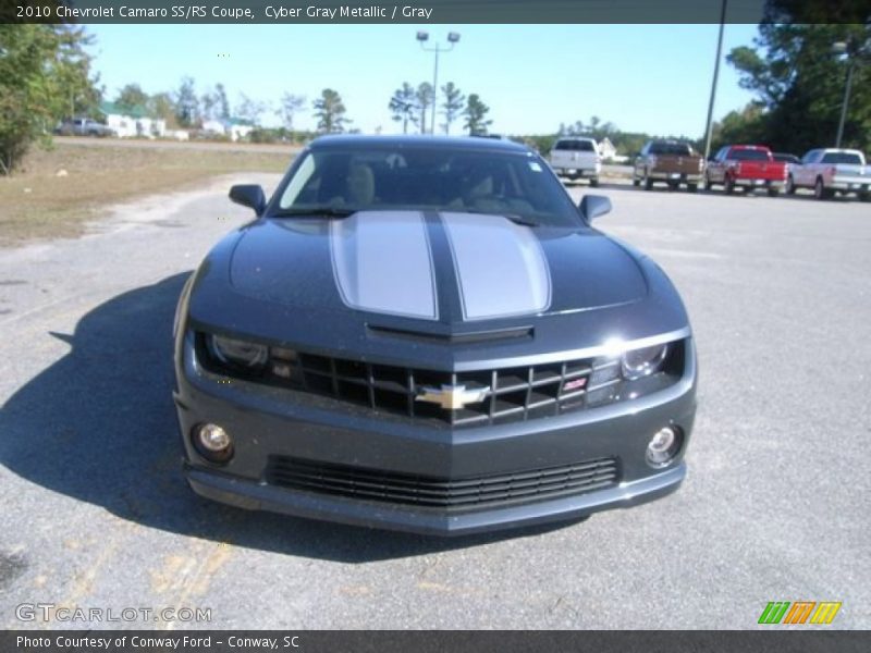 Cyber Gray Metallic / Gray 2010 Chevrolet Camaro SS/RS Coupe