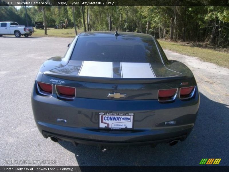 Cyber Gray Metallic / Gray 2010 Chevrolet Camaro SS/RS Coupe