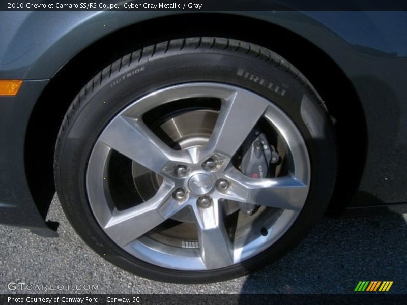 Cyber Gray Metallic / Gray 2010 Chevrolet Camaro SS/RS Coupe