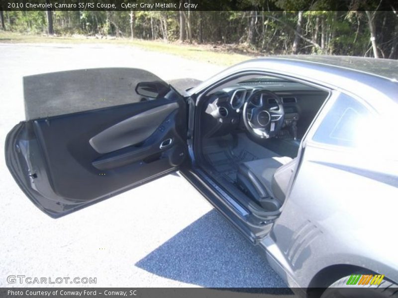 Cyber Gray Metallic / Gray 2010 Chevrolet Camaro SS/RS Coupe