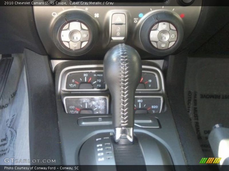 Cyber Gray Metallic / Gray 2010 Chevrolet Camaro SS/RS Coupe