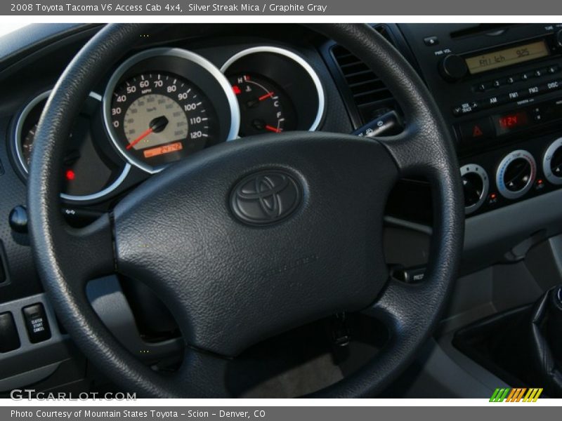 Silver Streak Mica / Graphite Gray 2008 Toyota Tacoma V6 Access Cab 4x4