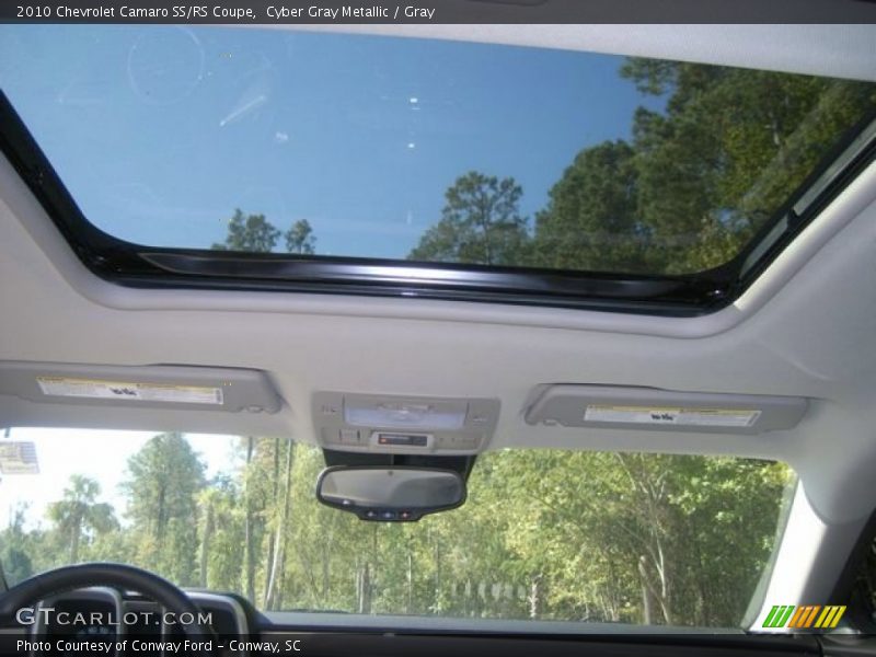 Cyber Gray Metallic / Gray 2010 Chevrolet Camaro SS/RS Coupe