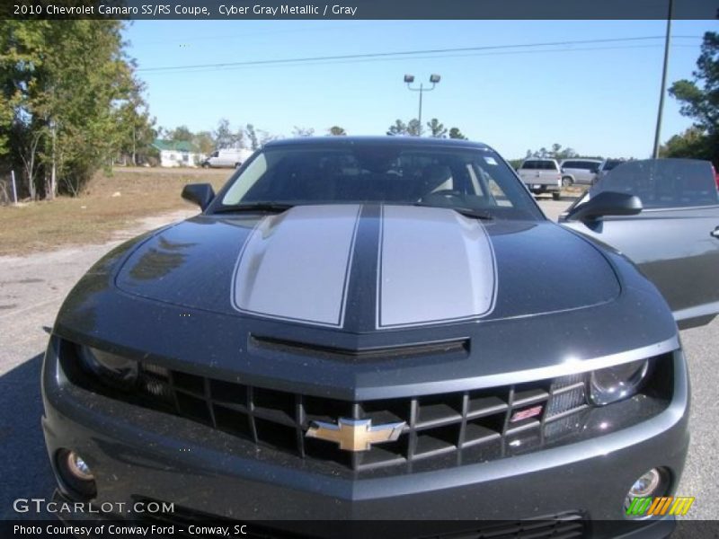 Cyber Gray Metallic / Gray 2010 Chevrolet Camaro SS/RS Coupe