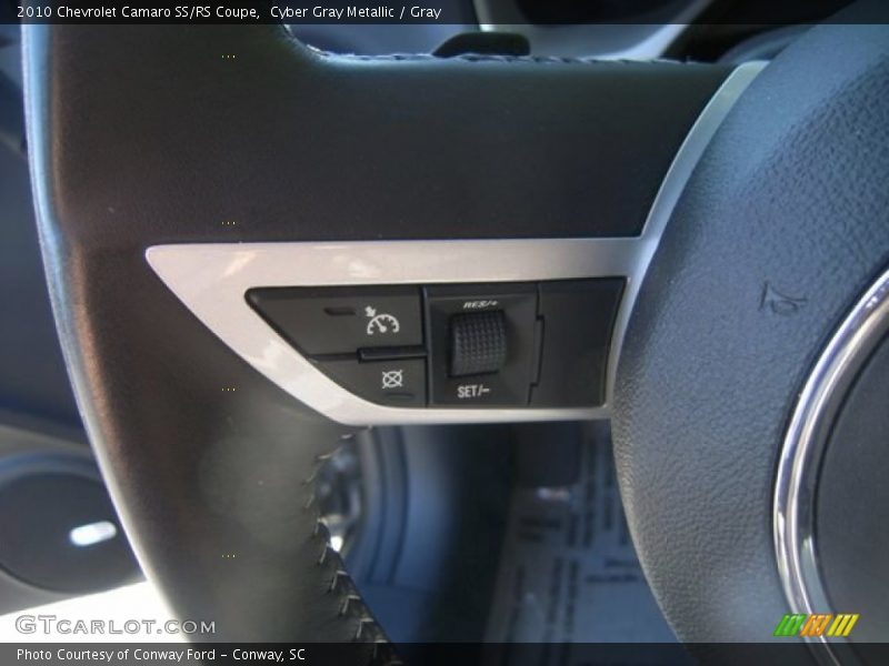 Cyber Gray Metallic / Gray 2010 Chevrolet Camaro SS/RS Coupe
