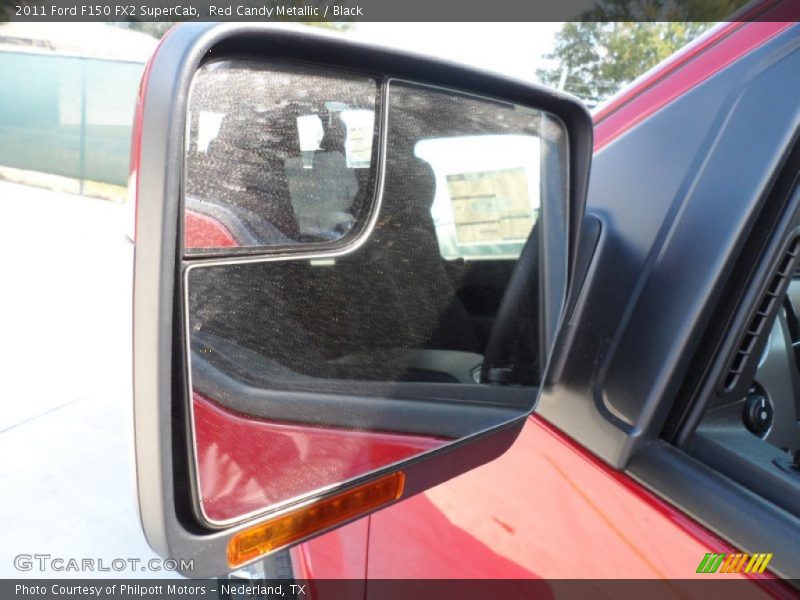 Red Candy Metallic / Black 2011 Ford F150 FX2 SuperCab