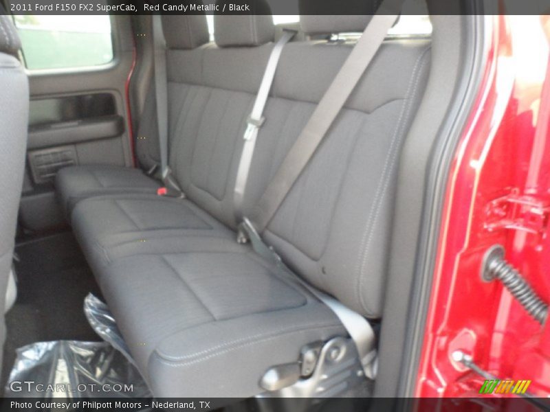 Red Candy Metallic / Black 2011 Ford F150 FX2 SuperCab