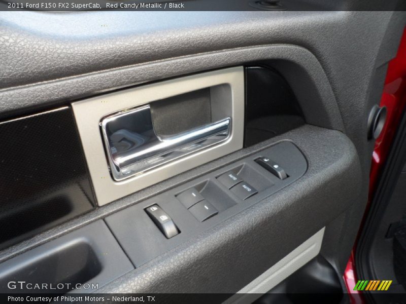 Red Candy Metallic / Black 2011 Ford F150 FX2 SuperCab