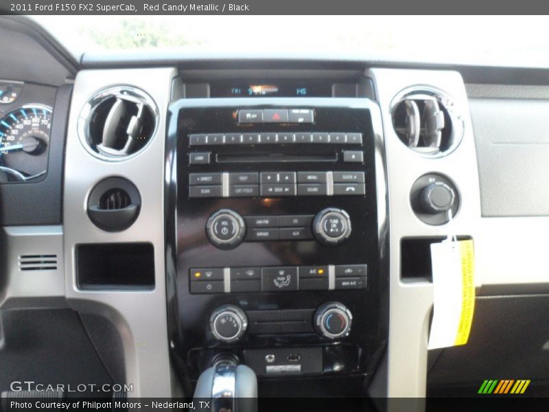 Red Candy Metallic / Black 2011 Ford F150 FX2 SuperCab