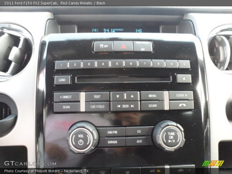 Red Candy Metallic / Black 2011 Ford F150 FX2 SuperCab