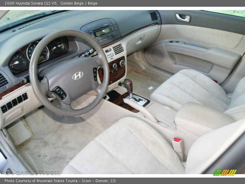 Golden Beige / Beige 2006 Hyundai Sonata GLS V6