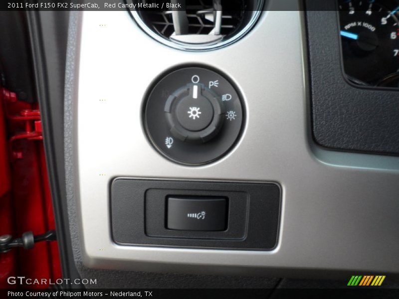 Red Candy Metallic / Black 2011 Ford F150 FX2 SuperCab