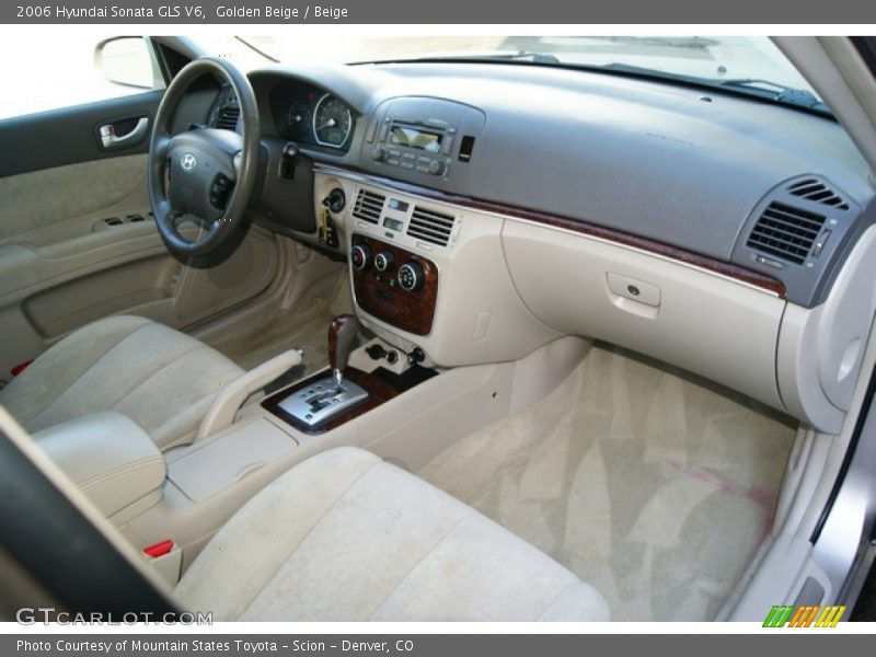 Golden Beige / Beige 2006 Hyundai Sonata GLS V6