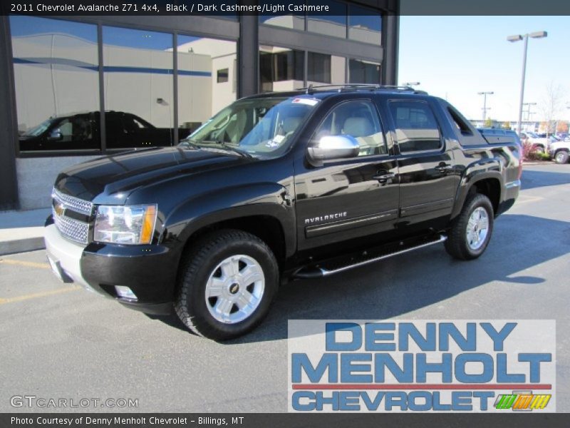 Black / Dark Cashmere/Light Cashmere 2011 Chevrolet Avalanche Z71 4x4