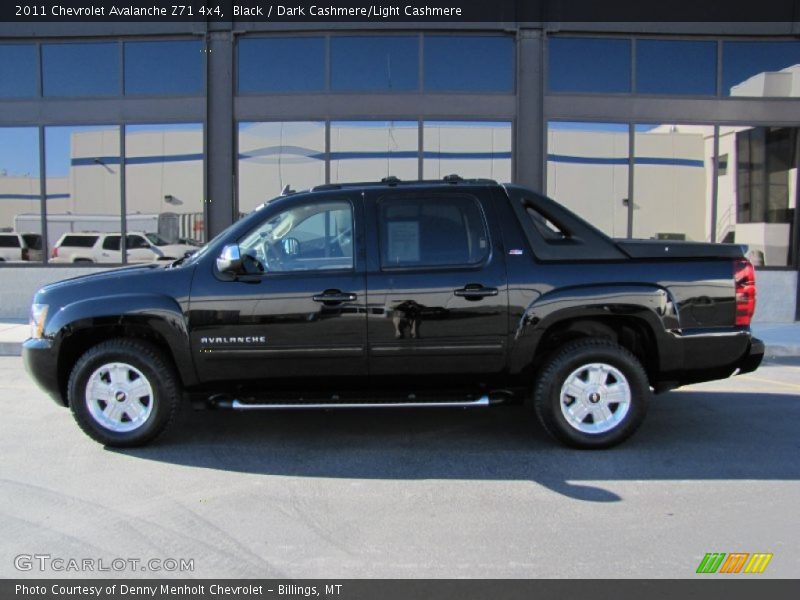 Black / Dark Cashmere/Light Cashmere 2011 Chevrolet Avalanche Z71 4x4