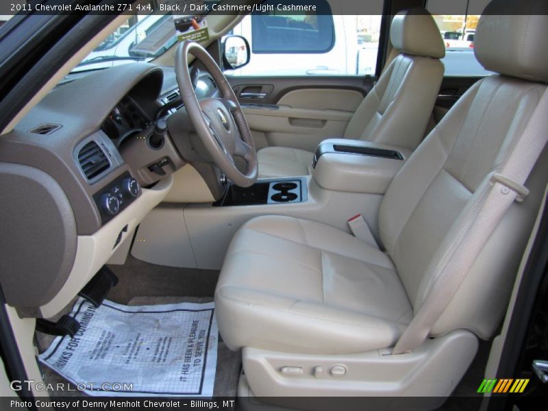 Black / Dark Cashmere/Light Cashmere 2011 Chevrolet Avalanche Z71 4x4