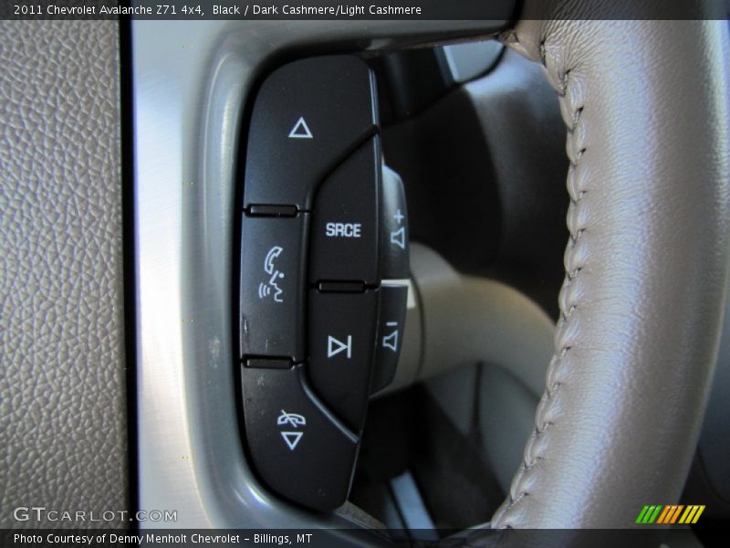 Black / Dark Cashmere/Light Cashmere 2011 Chevrolet Avalanche Z71 4x4