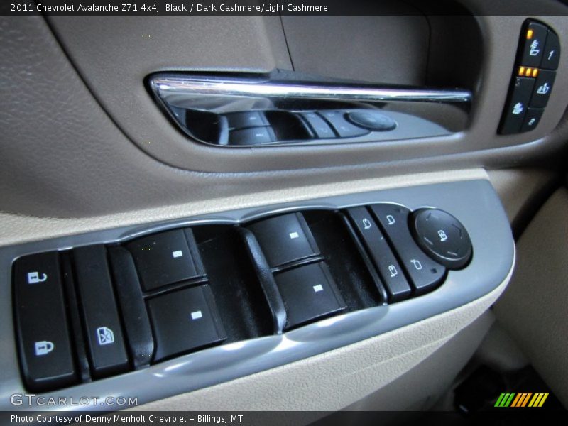 Black / Dark Cashmere/Light Cashmere 2011 Chevrolet Avalanche Z71 4x4