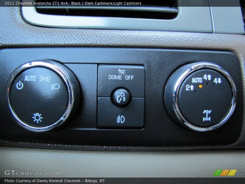 Black / Dark Cashmere/Light Cashmere 2011 Chevrolet Avalanche Z71 4x4