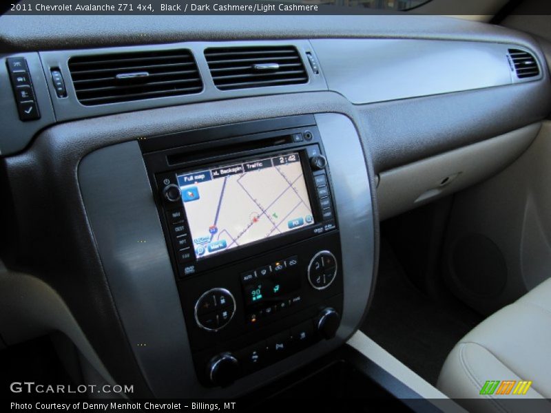 Black / Dark Cashmere/Light Cashmere 2011 Chevrolet Avalanche Z71 4x4