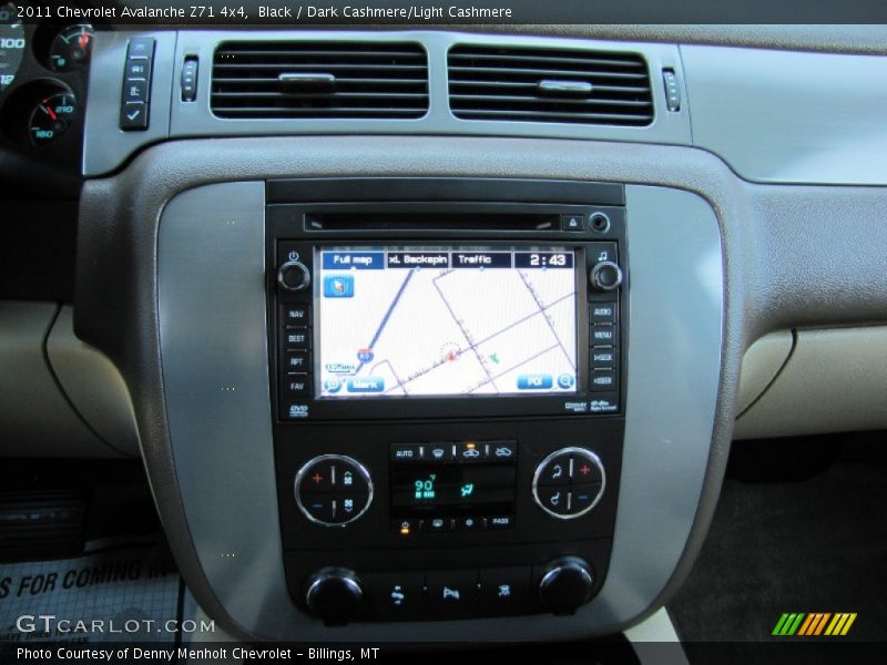 Black / Dark Cashmere/Light Cashmere 2011 Chevrolet Avalanche Z71 4x4