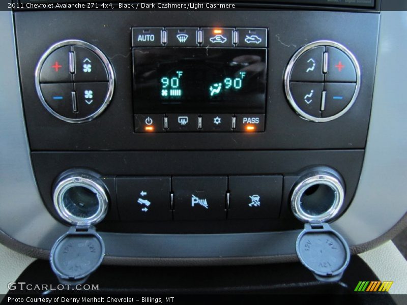 Black / Dark Cashmere/Light Cashmere 2011 Chevrolet Avalanche Z71 4x4