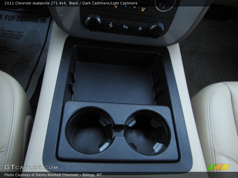 Black / Dark Cashmere/Light Cashmere 2011 Chevrolet Avalanche Z71 4x4