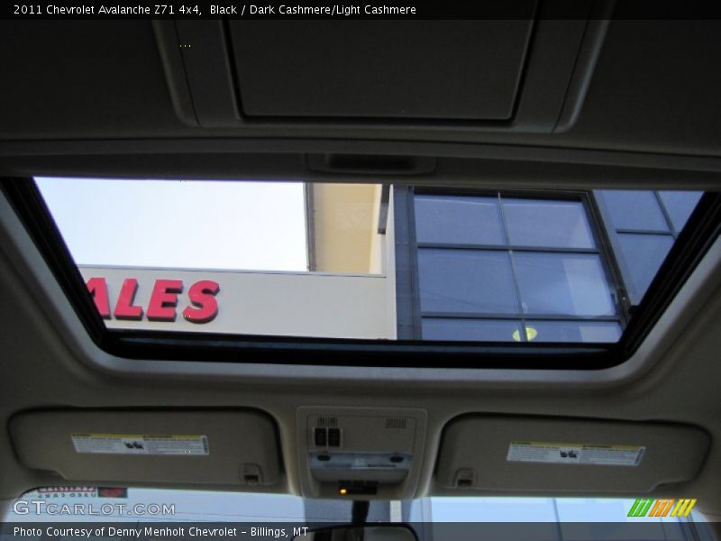 Black / Dark Cashmere/Light Cashmere 2011 Chevrolet Avalanche Z71 4x4
