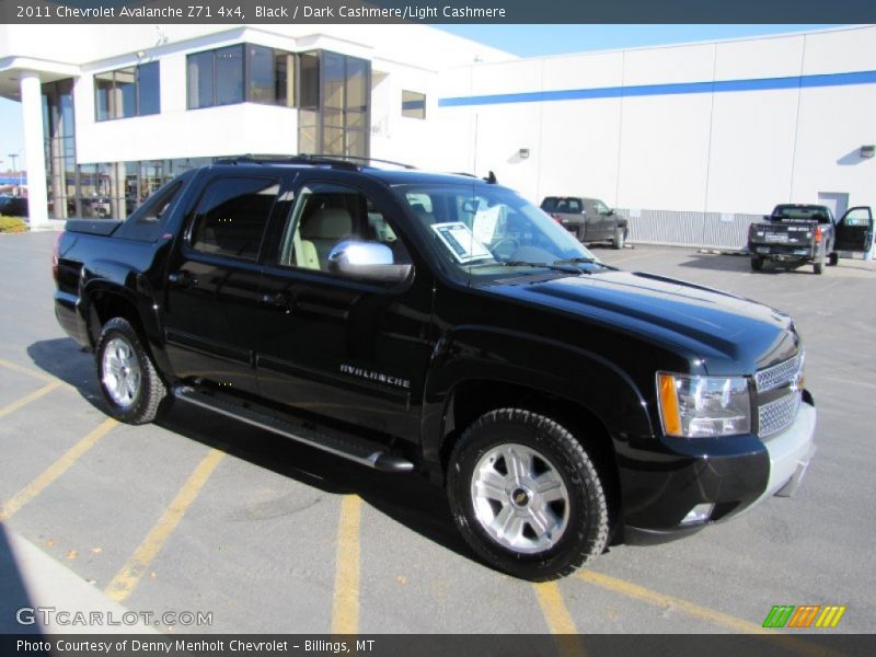 Black / Dark Cashmere/Light Cashmere 2011 Chevrolet Avalanche Z71 4x4