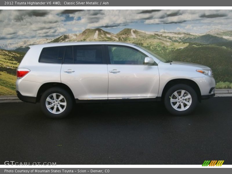 Classic Silver Metallic / Ash 2012 Toyota Highlander V6 4WD