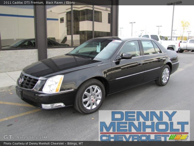 Black Raven / Ebony 2011 Cadillac DTS Premium