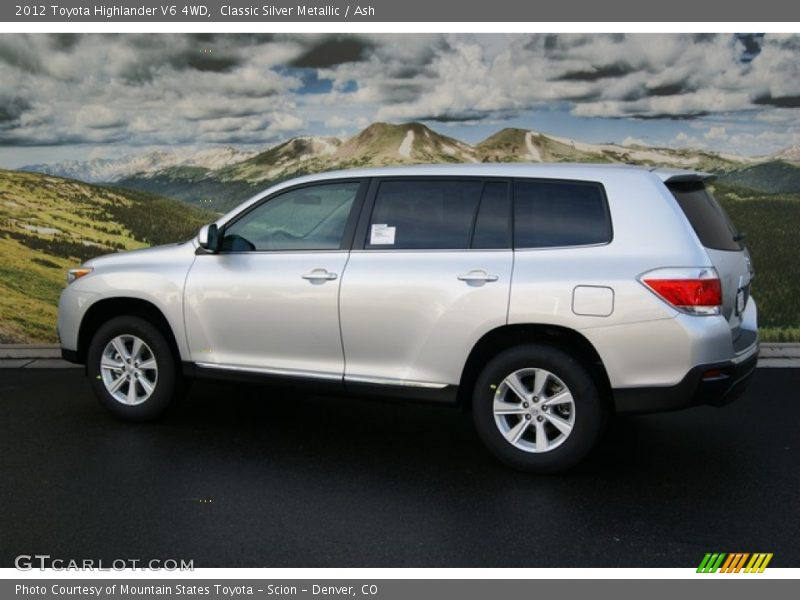 Classic Silver Metallic / Ash 2012 Toyota Highlander V6 4WD