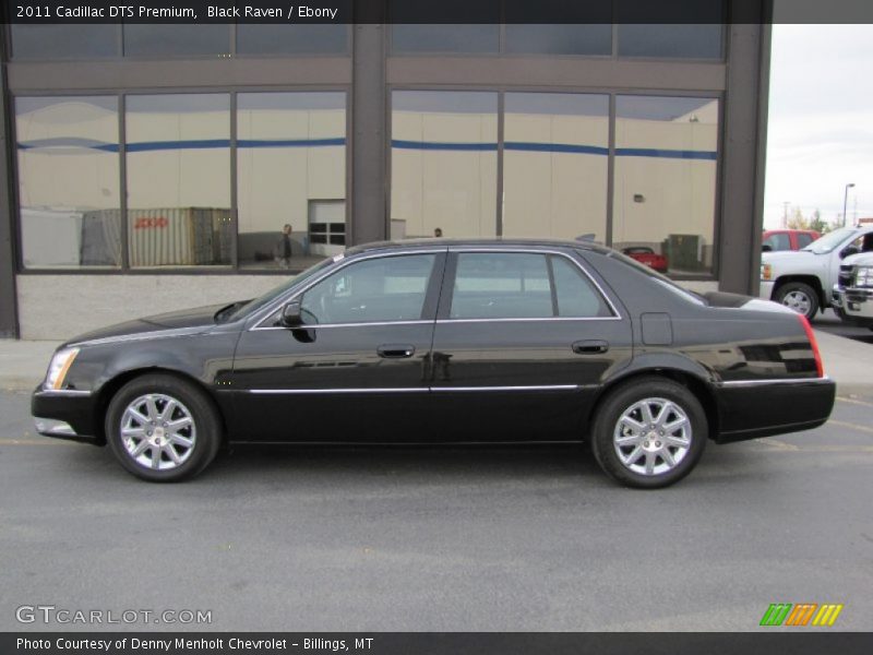 Black Raven / Ebony 2011 Cadillac DTS Premium