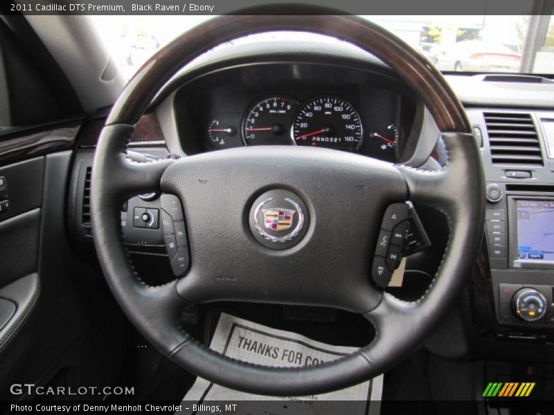 Black Raven / Ebony 2011 Cadillac DTS Premium