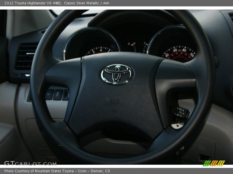 Classic Silver Metallic / Ash 2012 Toyota Highlander V6 4WD