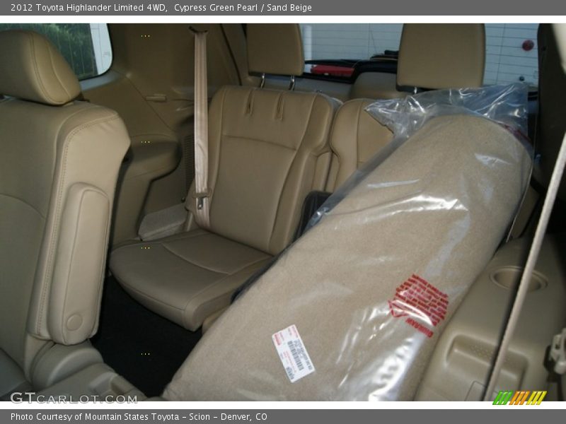 Cypress Green Pearl / Sand Beige 2012 Toyota Highlander Limited 4WD