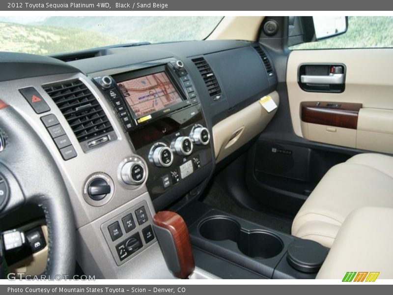 Black / Sand Beige 2012 Toyota Sequoia Platinum 4WD
