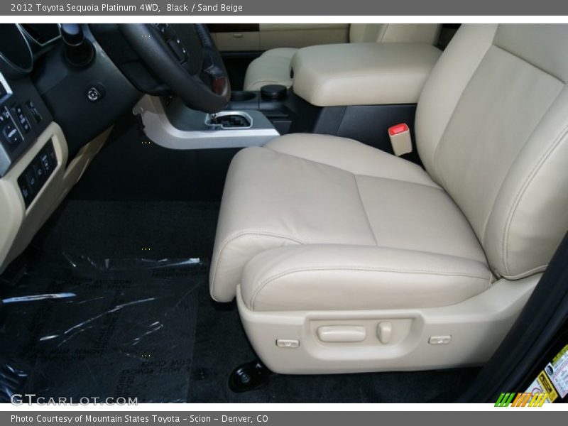 Black / Sand Beige 2012 Toyota Sequoia Platinum 4WD