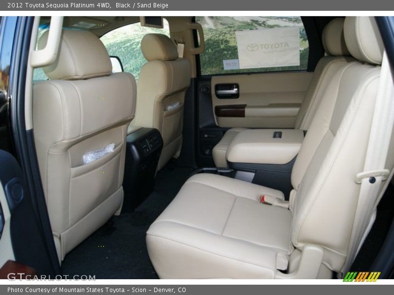  2012 Sequoia Platinum 4WD Sand Beige Interior
